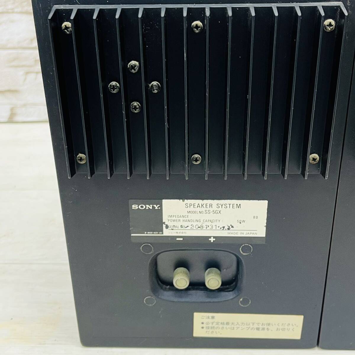 SONY ソニー スピーカーシステム SS-5GX 動作確認済み（SONY