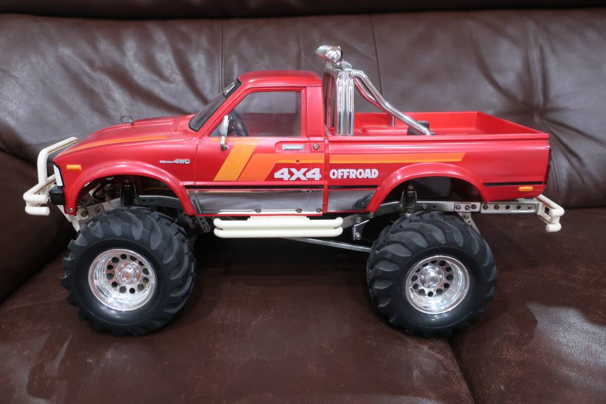 ★タミヤ トヨタハイラックスマウンテンライダー 再販品 室内走行のみ 美品！ タミヤ RC限定シリーズ 1/10RC 4×4ピックアップ トヨタ