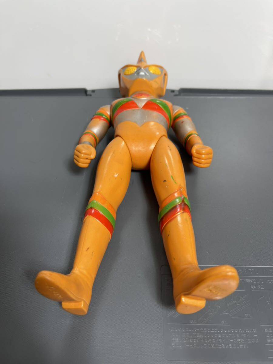 希少ブルマアク当時物トリプルファイターソフビ 全高約295ミリ程度