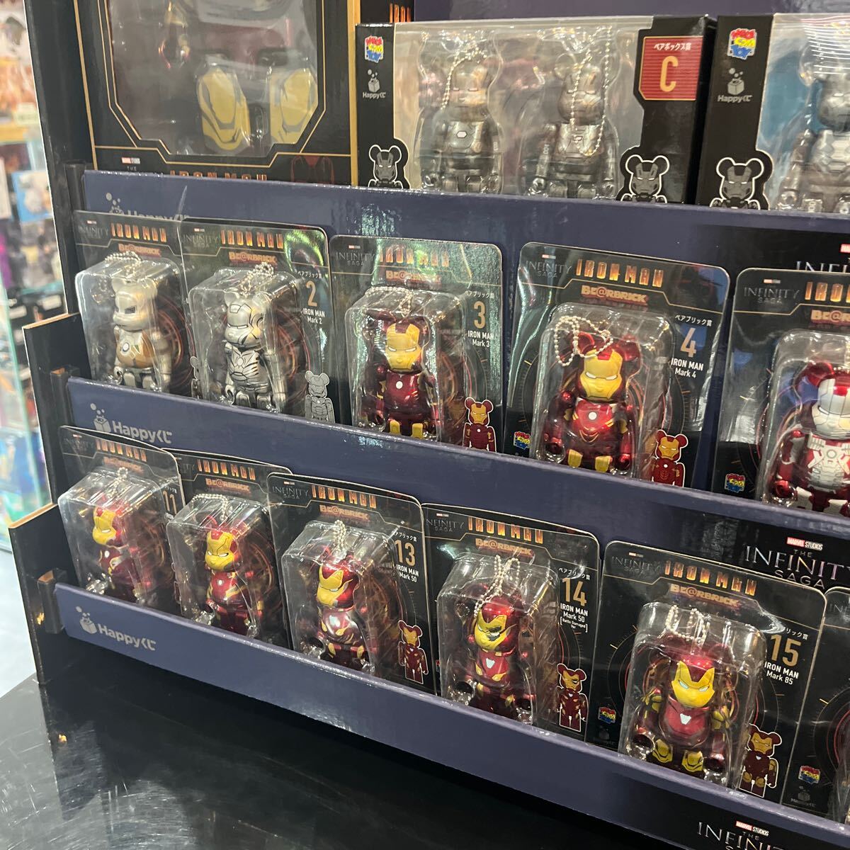 ハッピーくじ　マーベル インフィニティ IRONMAN フルコンプ27点セット ハッピーくじ マーベル インフィニティ IRONMAN フルコンプ27点
