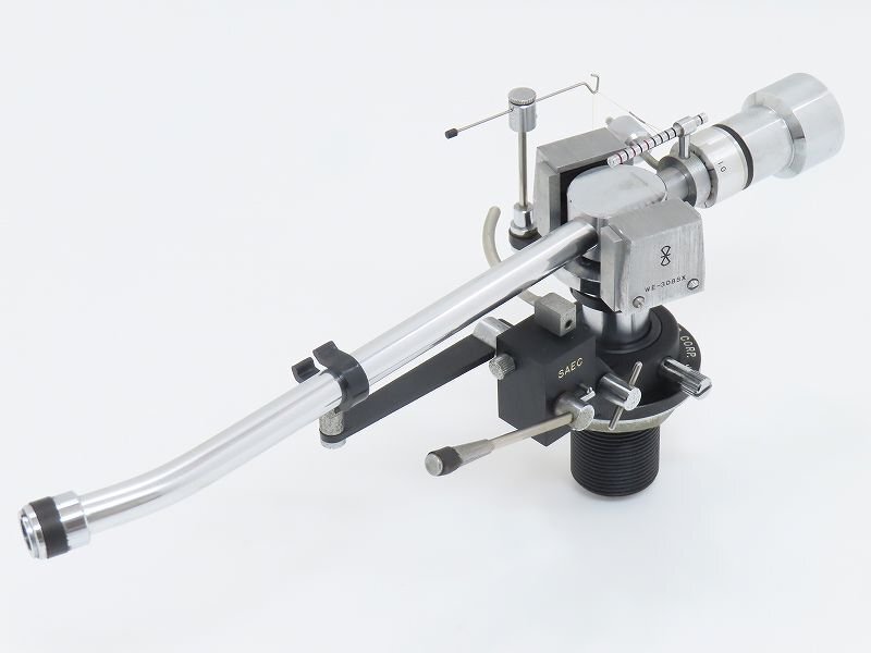 良品 SAEC WE-308SX トーンアーム Phonoケーブル付属 リフターオイル補充済み Audio Station トーンアーム SAEC WE-308SX SAECケーブル等付属 リフターオイル補充