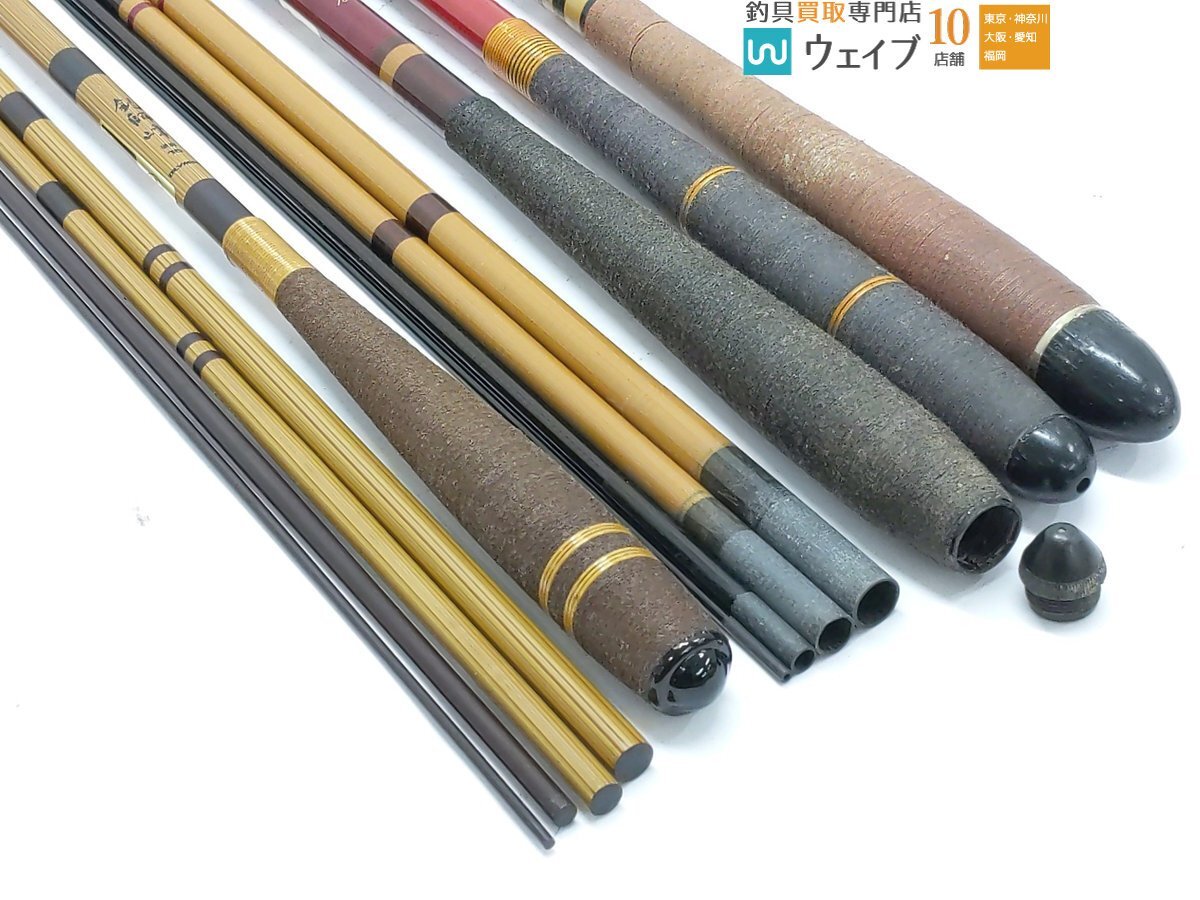 USED オリムピックOLYMPIC 釣師峰 硬調 13尺 オリムピック 釣師峰 硬調 11 尺 へらぶな \u203b補修あり OLYMPIC 釣師峰 硬調