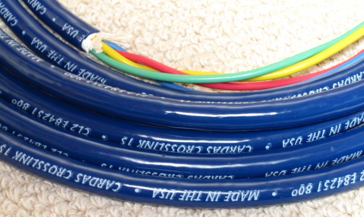 スピーカーケーブル　カルダス　クロスリンク　１.４m ✕２本セット Yahoo!オークション -「cardas crosslink」(音響用ケーブル