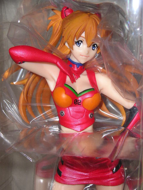 エヴァンゲリオンレーシングRQフィギュアレイ、アスカ、マリ