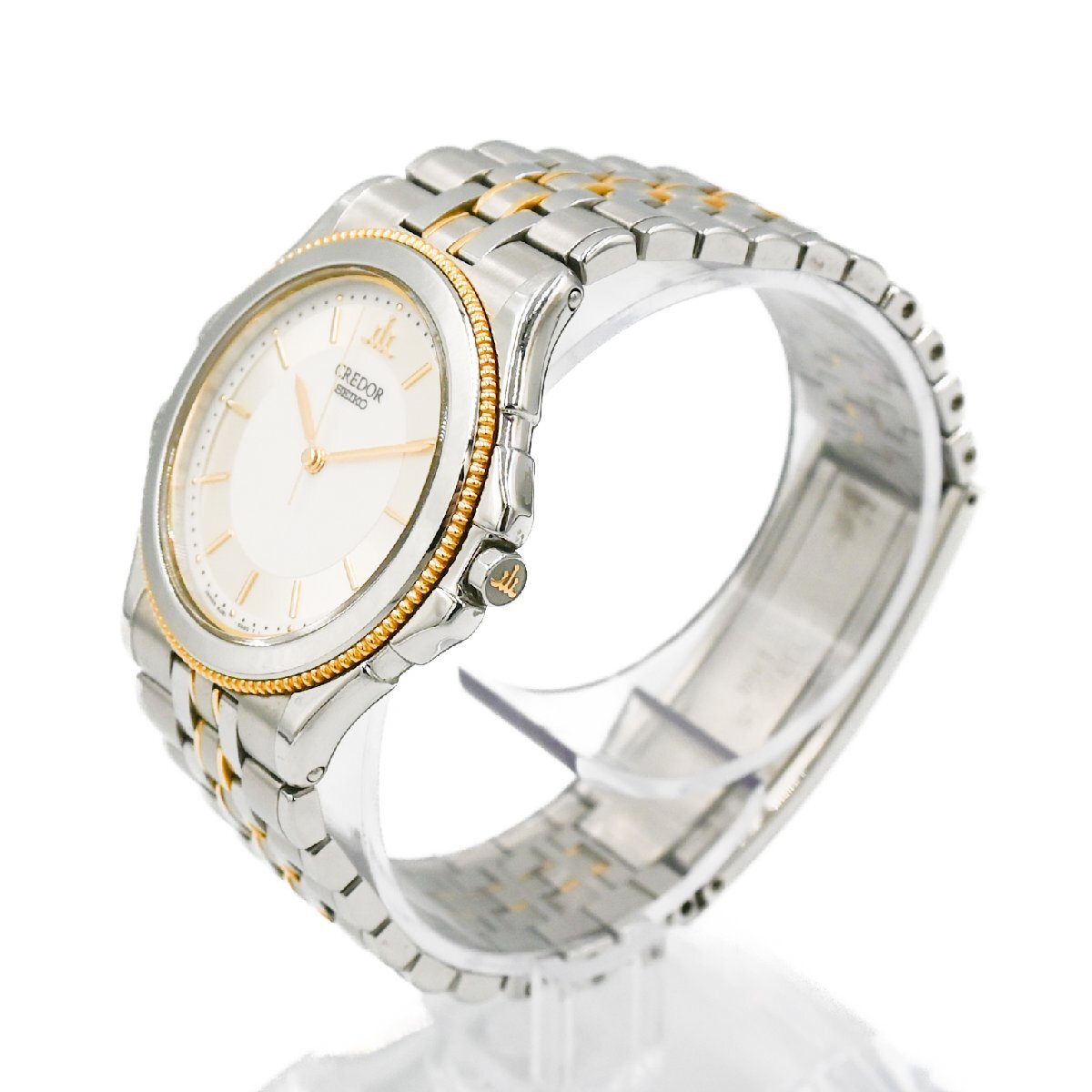 SEIKO セイコー CREDOR クレドール 18KT+SS/SS 8J81-6B60 電池交換済み 