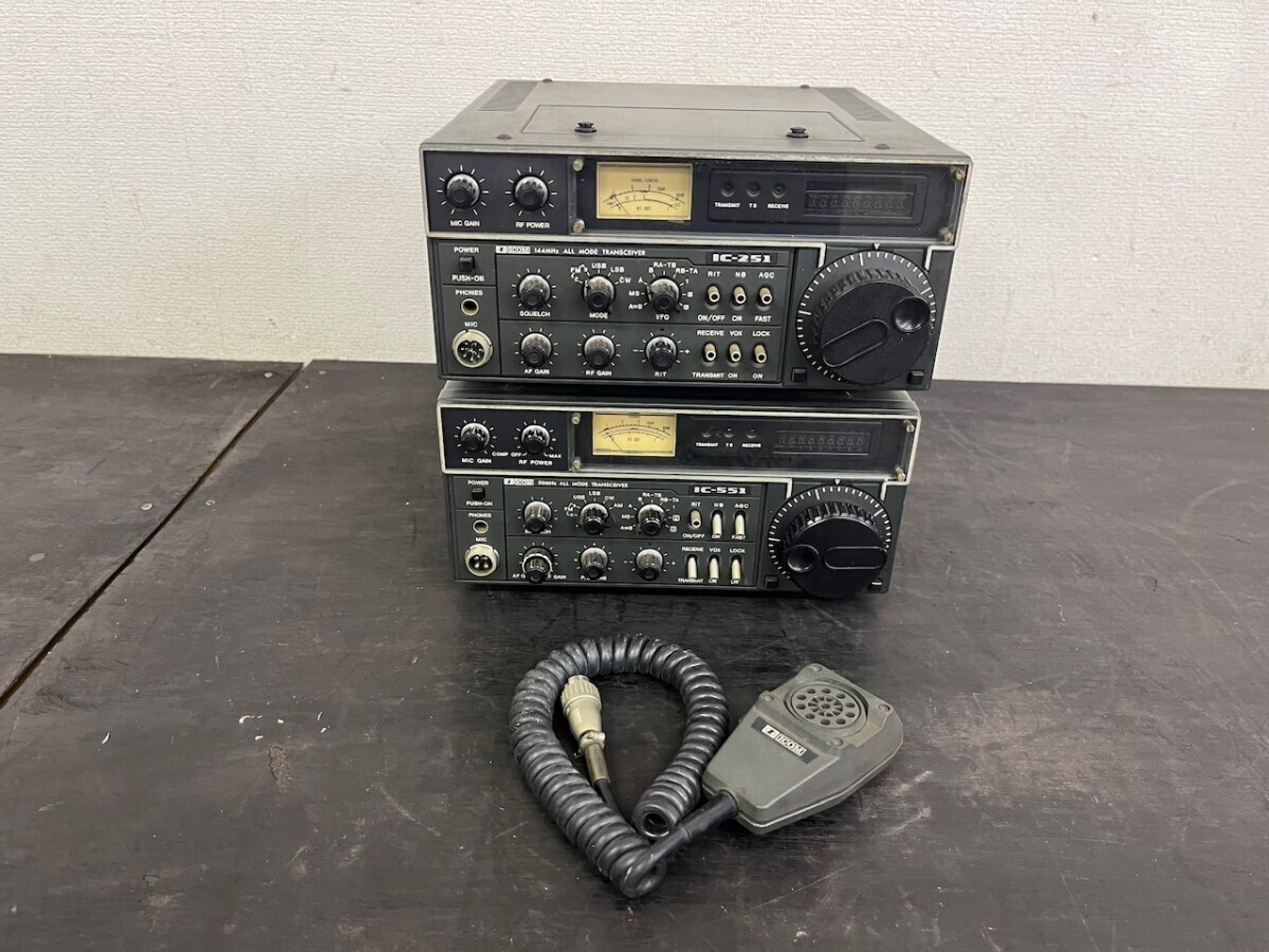 ICOM IC551 ジャンク ICOM IC-551 - ガラクタな部屋