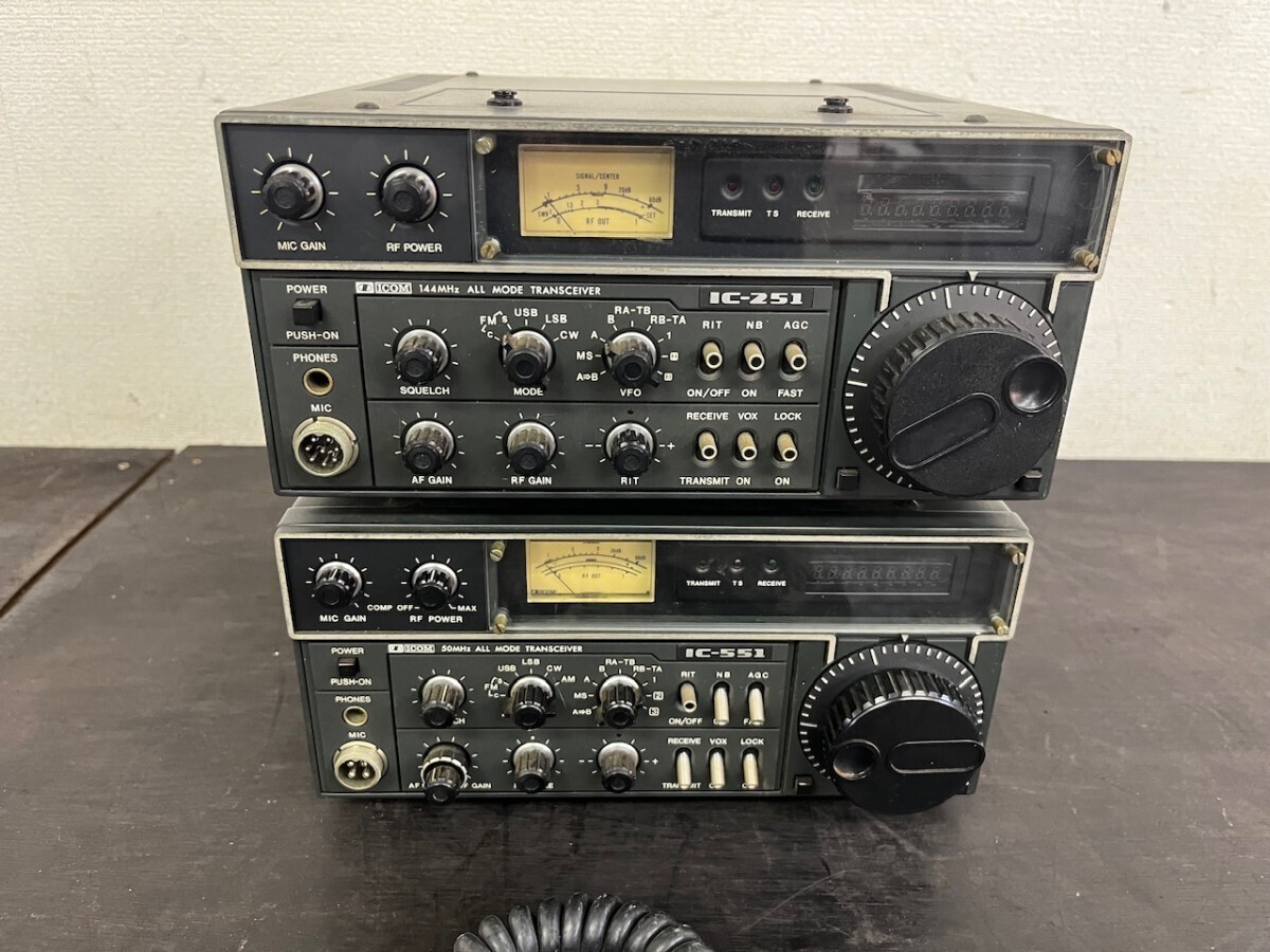 ICOM IC551 ジャンク Bibian 比比昂- ICOM IC-551 IC-251 50MHz オールモード