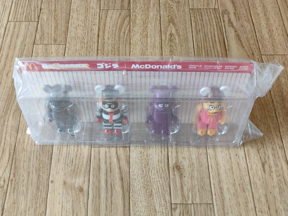 お値下げ　ベアブリック　マクドナルド　ゴジラ　ハンバーグラー　グリマス　バーディ ゴジラVSマクドナルドBER@BRICKハンバーグラー、グリマス