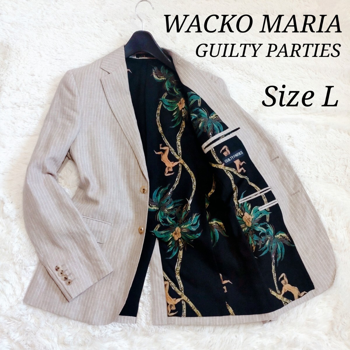 WACKO MARIA GUILTY PARTIES ジャケット Size L Bibian 比比昂 