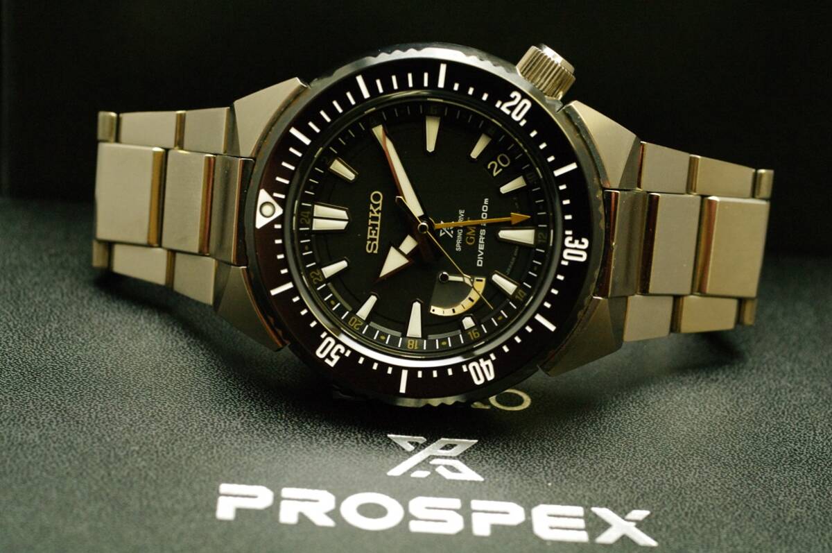 SEIKO◇SOLAR SCUBA スキューバ チタン ソーラー 5K2J-OA30/使用感有 