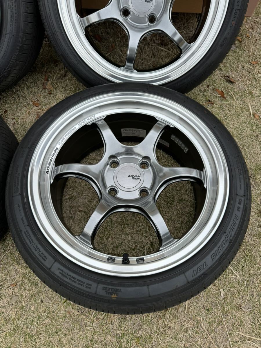 アドバンRG-D2 15インチ6j+45 ホイールセット　引き取りのみ　大阪 希少 美品】ADVAN Racing TC-4 15in 5J +45 16インチ 6.5J +45