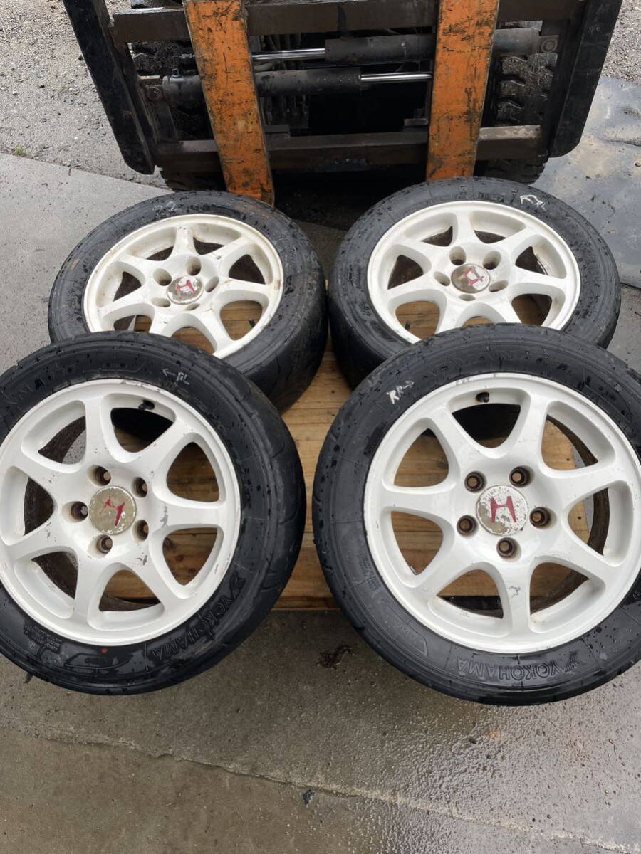 シビック EK9 純正ホイール 4本 Yahoo!オークション - ホンダ ek9 EK9 シビック 純正 アルミ