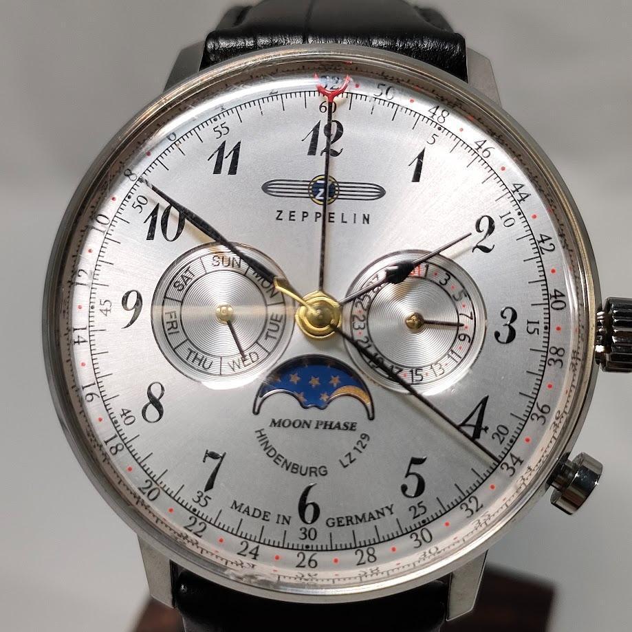ZEPPELIN HINDENBURGツェッペリンヒンデンブルク ムーンフェイズ Amazon | [ツェッペリン]ZEPPELIN 腕時計 ヒンデンブルク ブルー文字盤