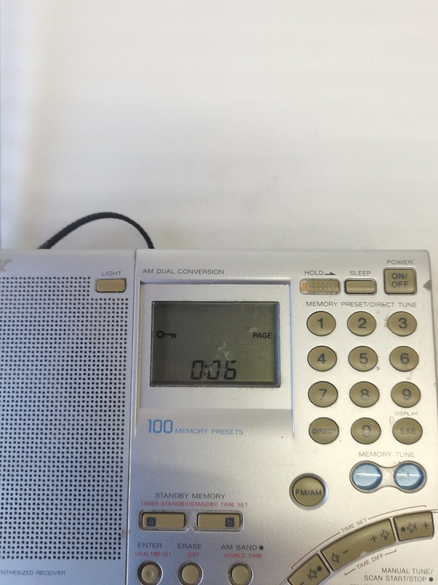 SONY ICF-SW7600GR ラジオチューナー Sony ICF-SW7600GR AM/FM Radio Silver Good | eBay