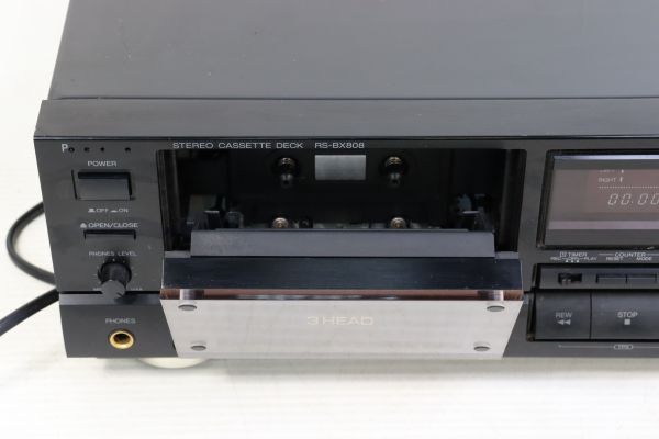 【高級機】Panasonic RS-BX808 パナソニック カセットデッキ Bibian 比比昂- Panasonic ステレオカセットデッキRS-BX808