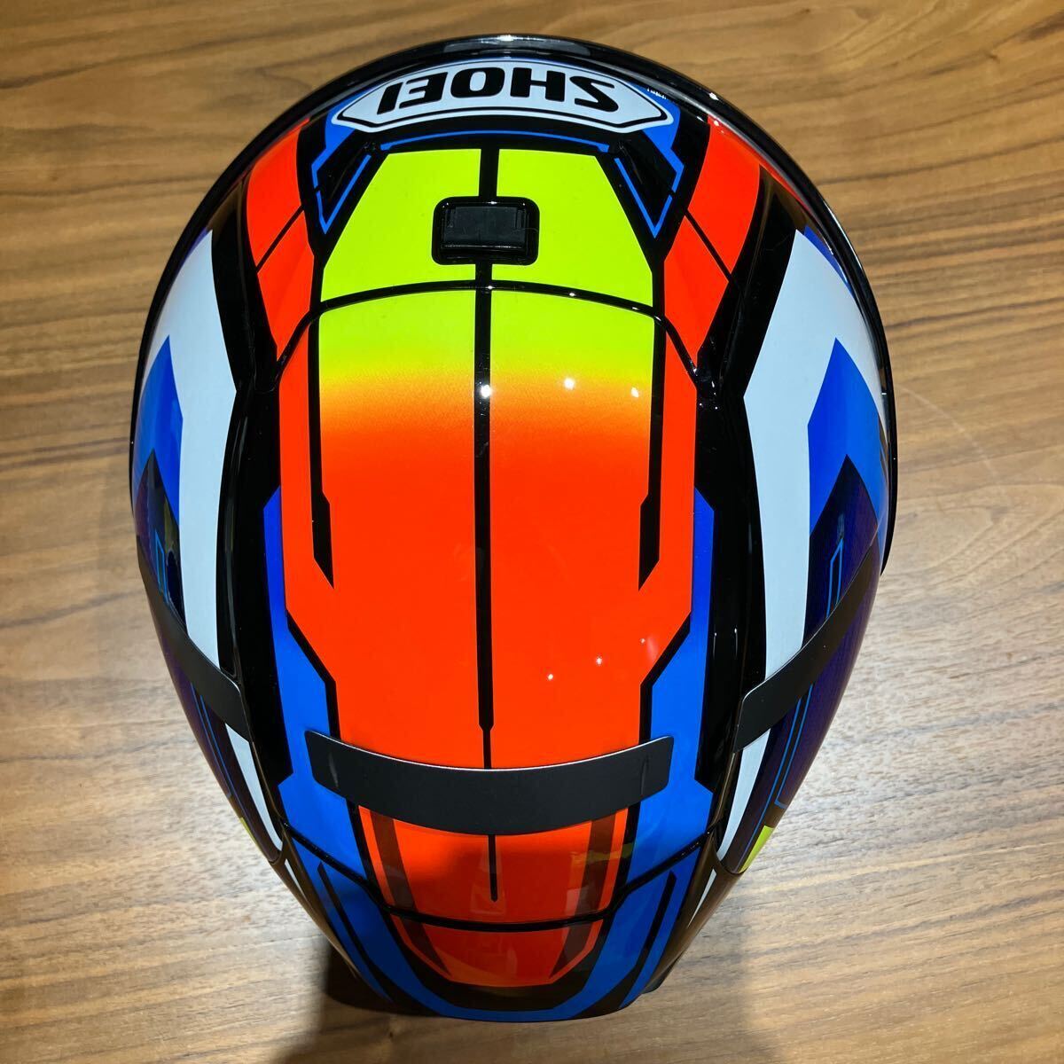 SHOEI ショウエイ X-14 X-Fourteen BRINK サイズ M Shoei X-Fourteen Brink Full Face Helmet - Ylw/Blue/Wht, All