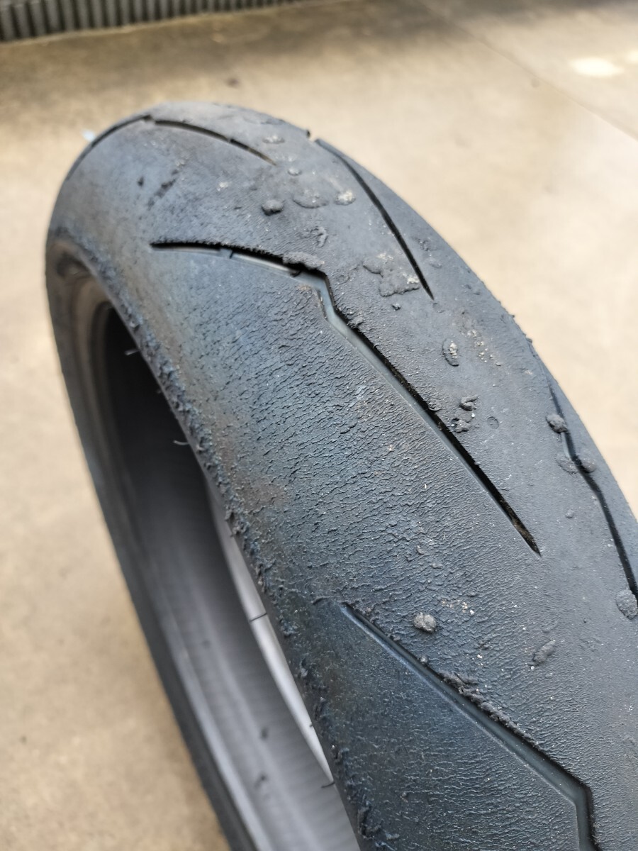 バリ山 走行1 100km ピレリ ディアブロ ロッソ コルサⅡ  