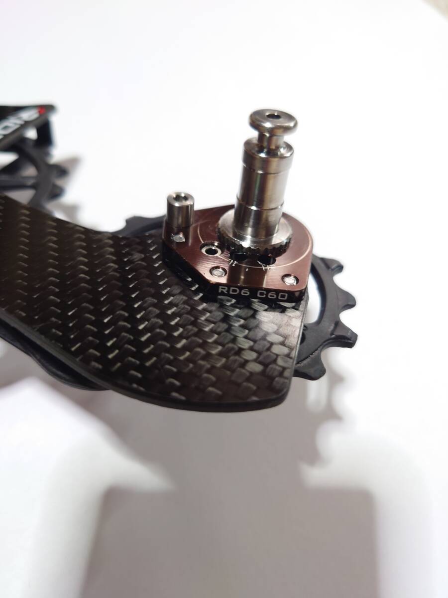 RIDEA ビックプーリー　RD6 C60 セラミックベアリング RIDEA RD6 c60ビッグプーリー フルセラミックベアリング