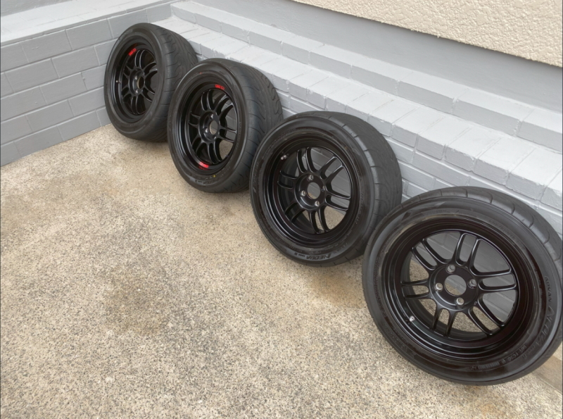 エンケイ RPF1 15インチ 7j 41 美味しく PCD100 4h マット