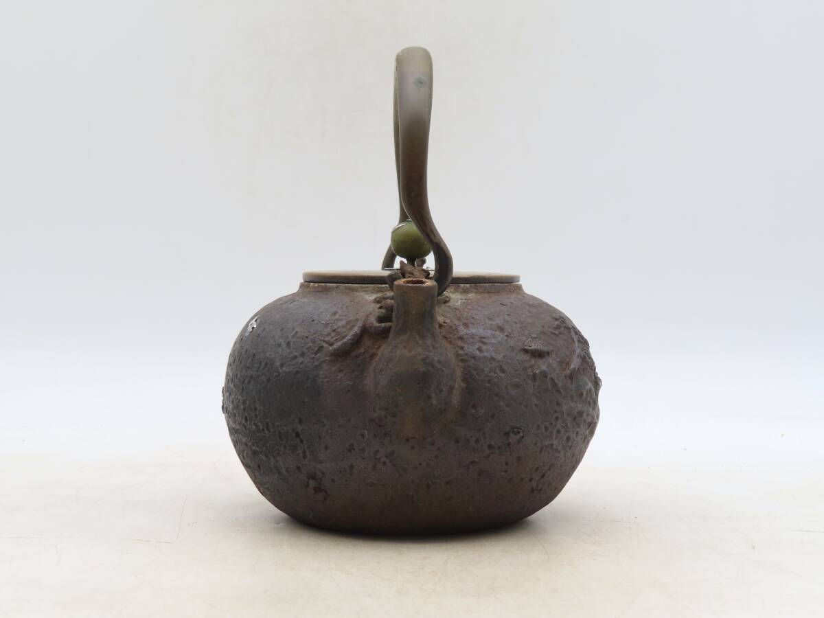 鉄瓶　日本亀文　亀文堂　鉄瓶　　湯沸銀瓶純銀煎茶道具急須茶托茶道具古美術品 Yahoo!オークション -「日本亀文堂」の落札相場・落札価格