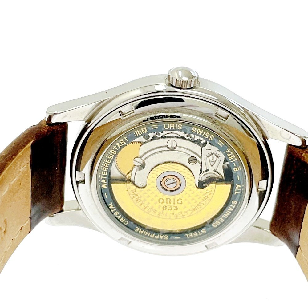 ORIS オリス 7481-B クラシック 25石革ベルト自動巻き メンズ腕時計 ORIS オリス 7481-B クラシック 25石革ベルト自動巻き メンズ