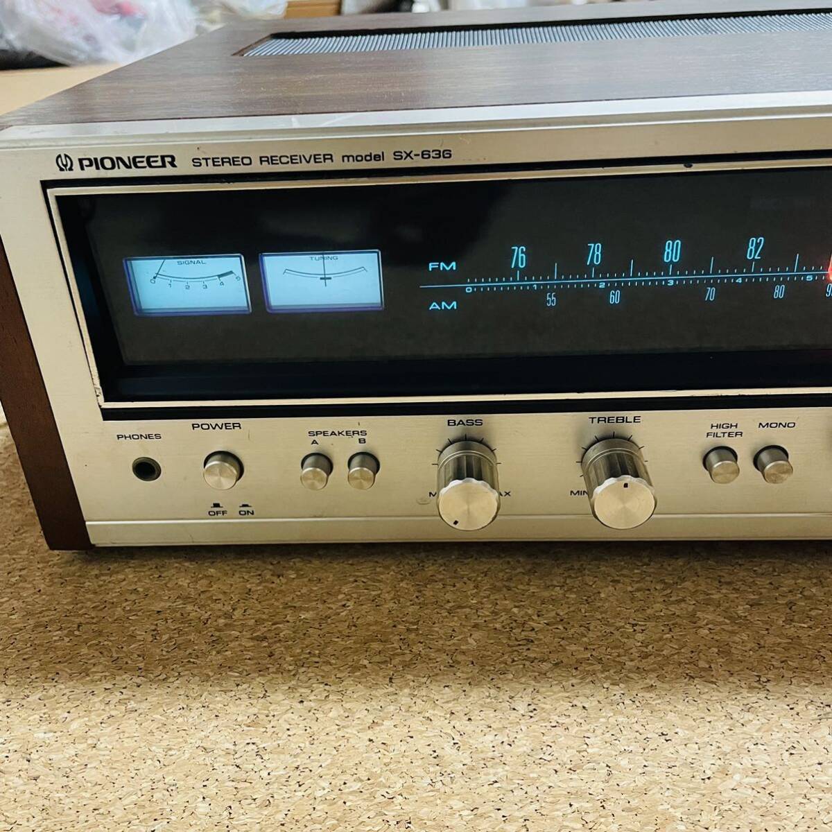 Pioneer SX-636ステレオレシーバー Bibian 比比昂- Pioneer パイオニアステレオレシーバーSX-636 AM