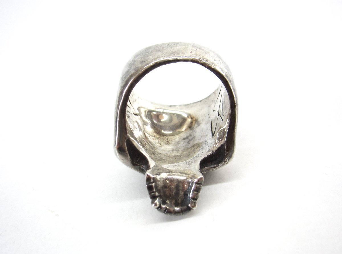 CRAZY 目だっ PIG ラージ エビルスカルリング LARGE EVIL SKULL