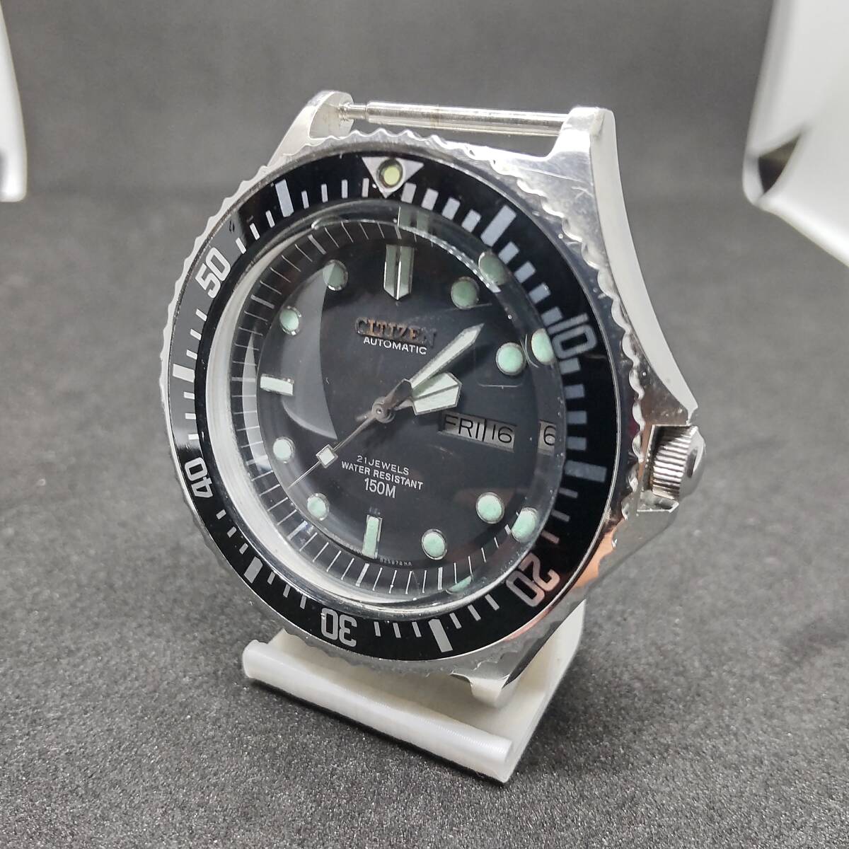 シチズン ダイバー 自動巻き 21石 150m 4-822145