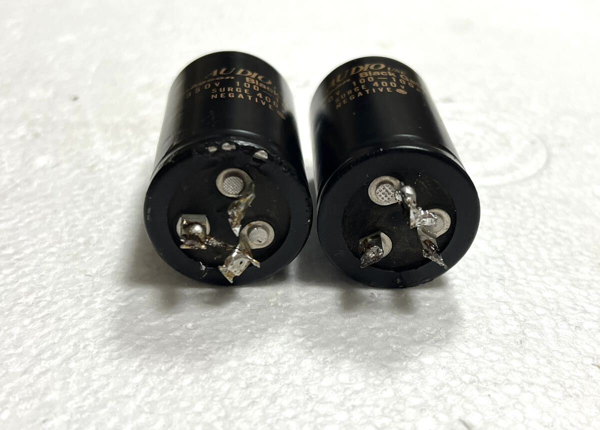 Bibian 比比昂- Rubycon Black Gate 350V 100-100uf コンデンサ