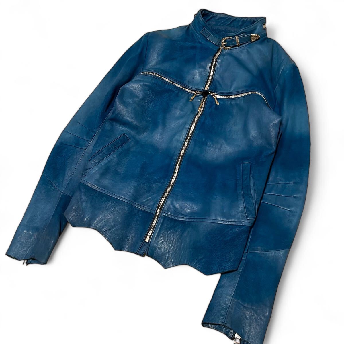 Bibian 比比昂- 14th addiction leather jacket cross zip