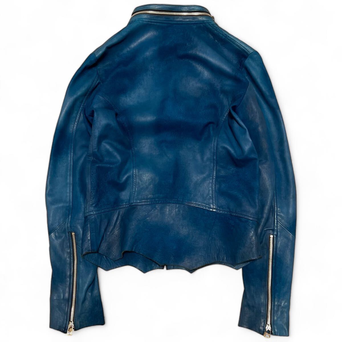 Bibian 比比昂- 14th addiction leather jacket cross zip