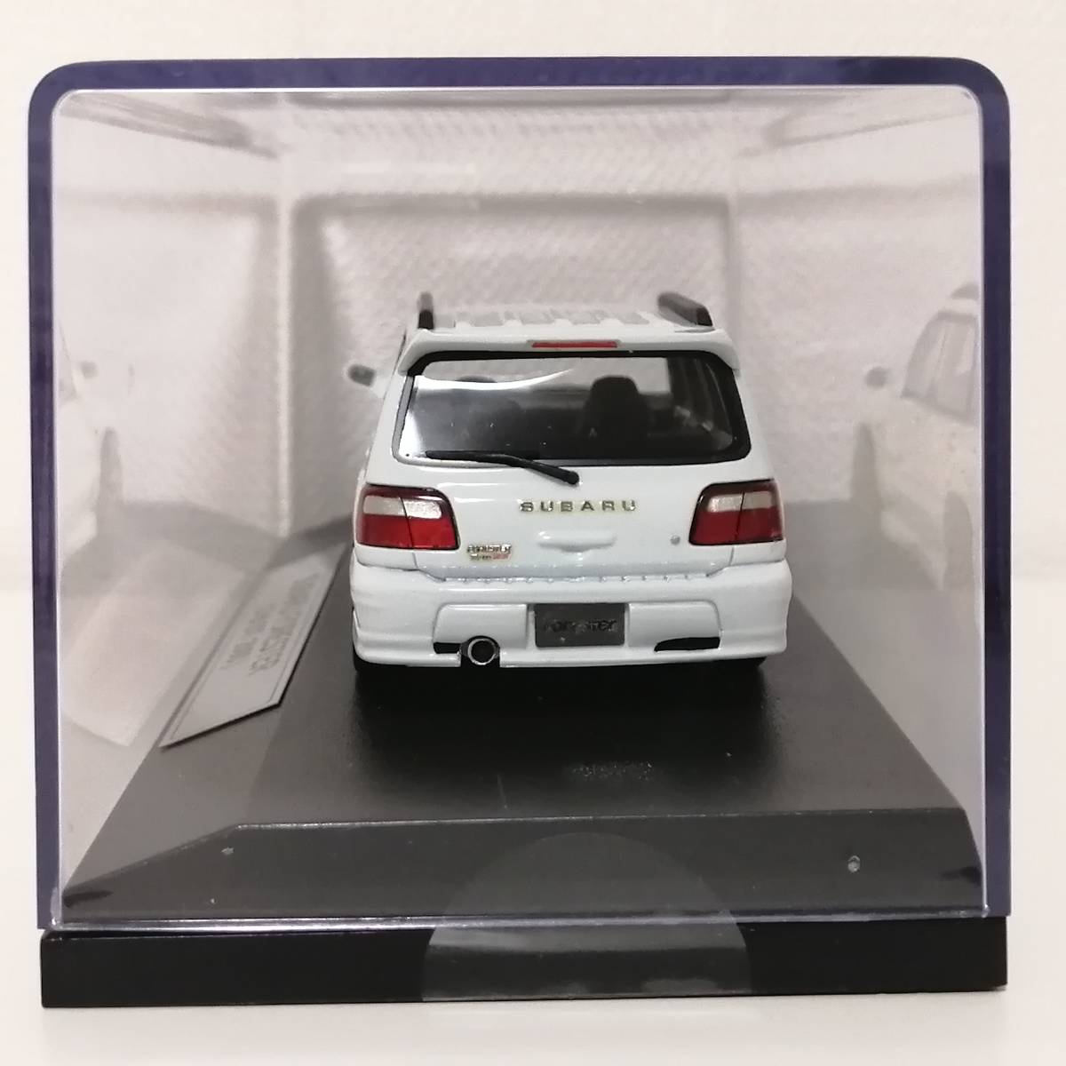 1/43 ミニカー ハイストーリー スバル フォレスター s-tb STi 1/43 SUBARU Forester S/tb-STi（2000）ピュアホワイト