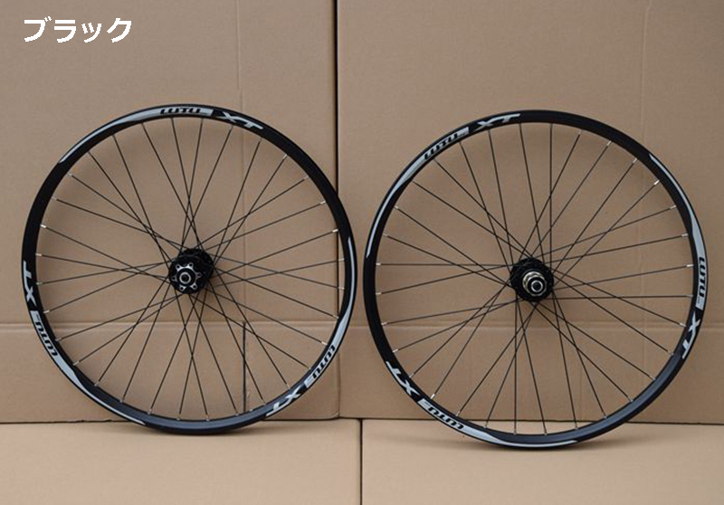 LUTU 27.5インチ MTB 自転車 ホイールセット フロント+リア アルミホイール ディスクブレーキバイク セッティング済 送料無料 Bibian 比比昂 - LUTU 27.5インチ MTB 自転車 ホイールセット