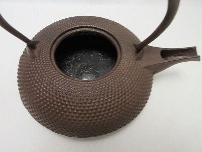 Bibian 比比昂- M604371【 ほぼ未使用茶道具釜師浄清作平霰地紋銚子  