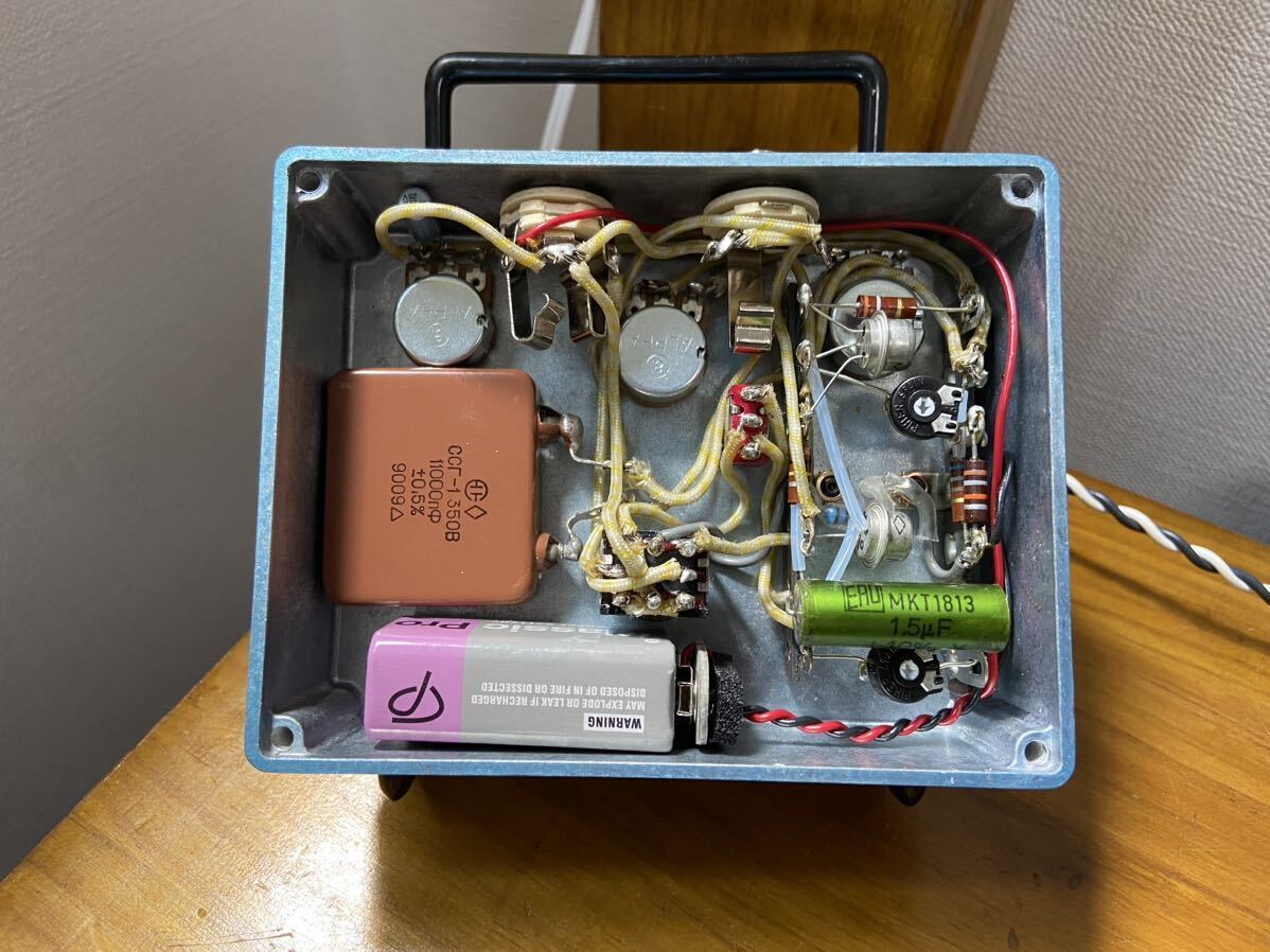 fuzzface系ゲルマファズ(Hazy Pedals) Bibian 比比昂- 新作Hazy Pedals - Blue Session Fuzz 【Low