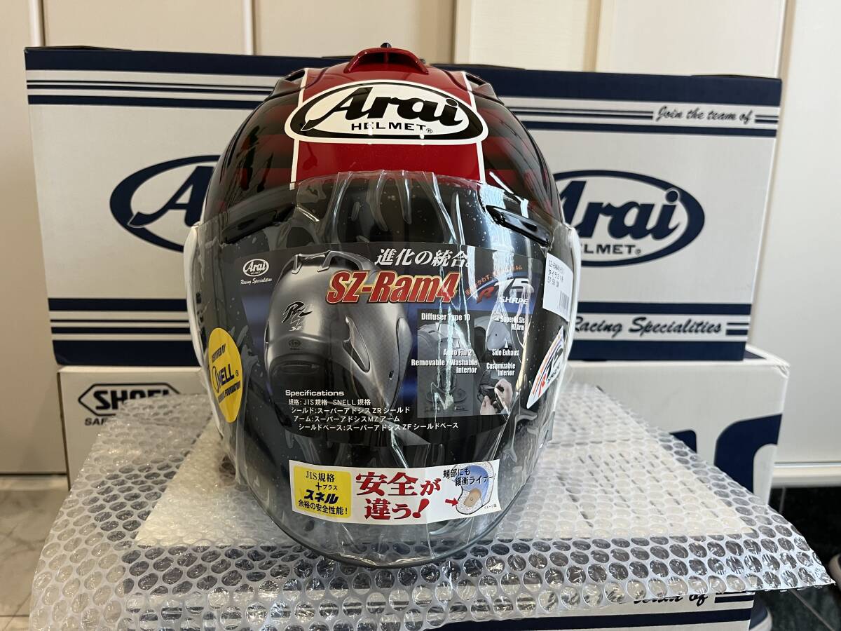 アライszram4クロノス　Lサイズ アライ SZ-RAM4 アライszram4クロノス Lサイズ 程度上 Arai アライ SZ