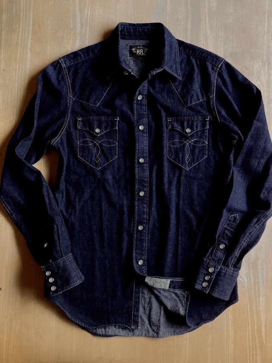RRL ダブルアールエル シャツ コンチョ ひし形 スタッズ ボタン