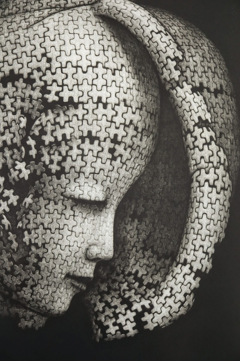 Bibian 比比昂 - 真作 坂爪厚生 1980年代銅版画「海への憧れ」画