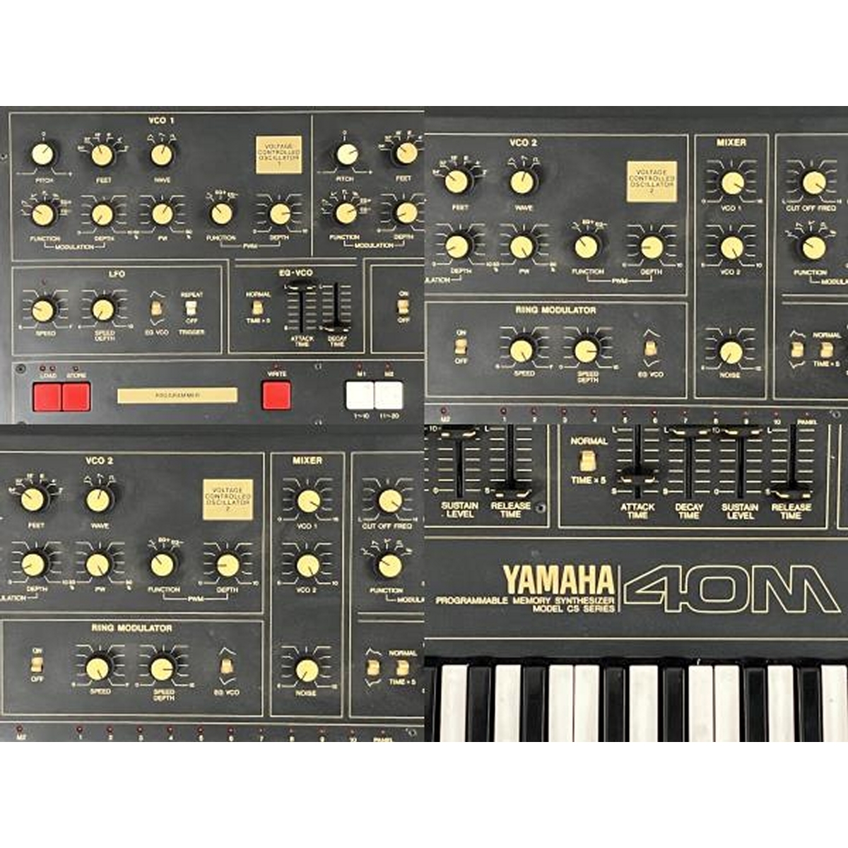 Yamaha CS-10 アナログシンセサイザー YAMAHA CS-10 レビュー アナログモノフィックシンセサイザー