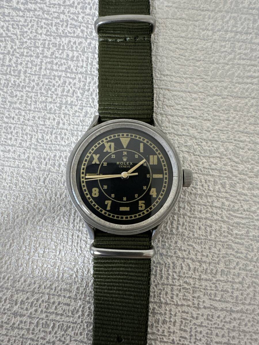 【時計】軍用ROLEX ベトナム戦争 士官支給品 ベトナム戦争士官支給品ロレックスROLEX軍用時計手巻き式
