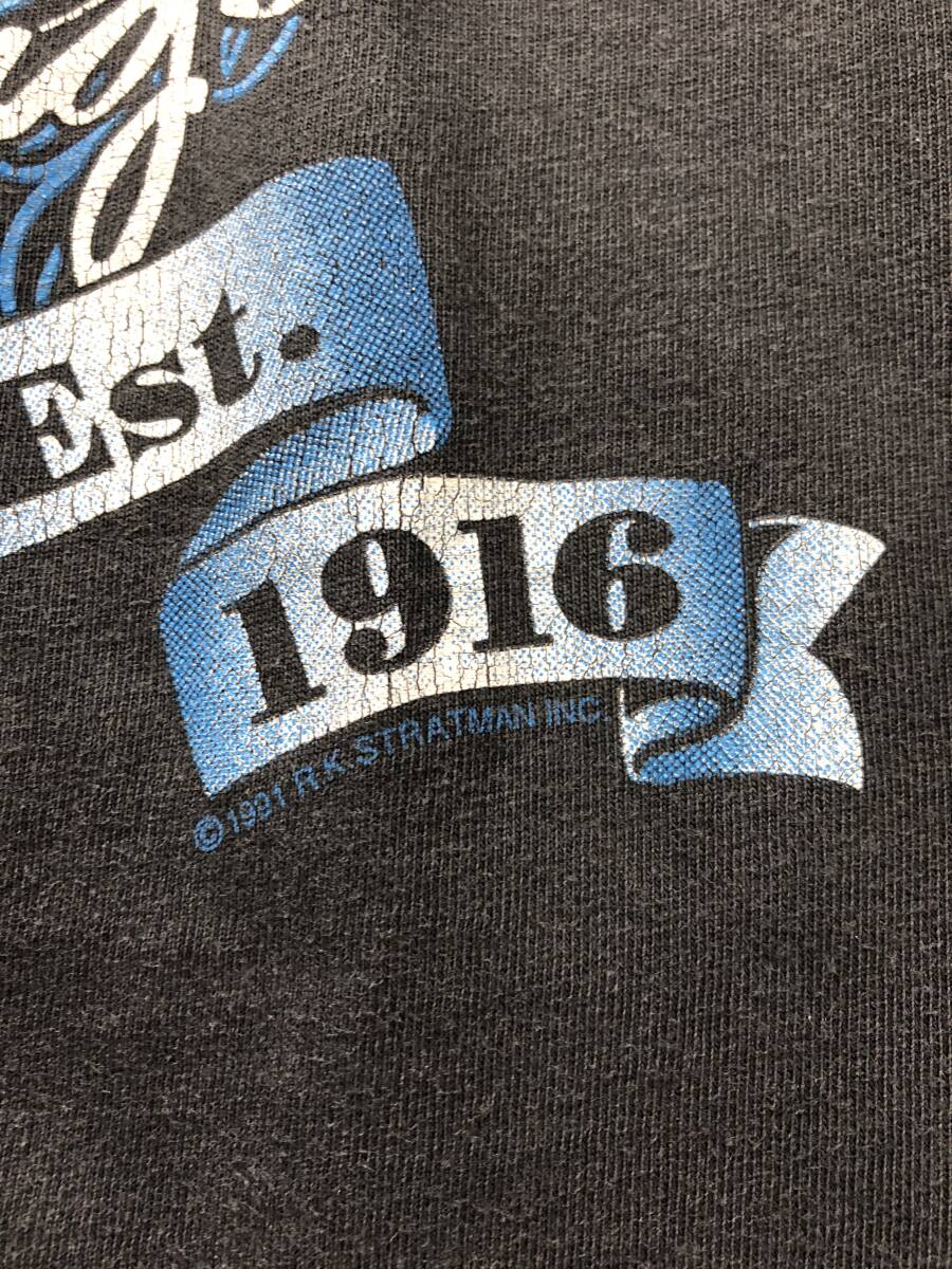 Bibian 比比昂- 激レア90s V 青フレームharley davidson L ) Tシャツ  