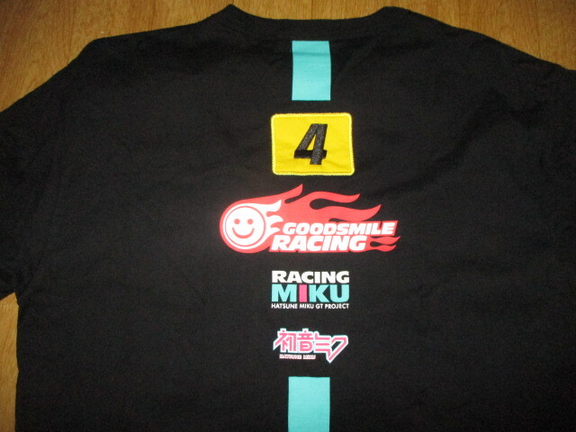 極美品【AVIREX グッドスマイルレーシング 初音ミクコラボ】Tシャツ XL Bibian 比比昂 - アビレックス・グッドスマイルレーシングコラボ