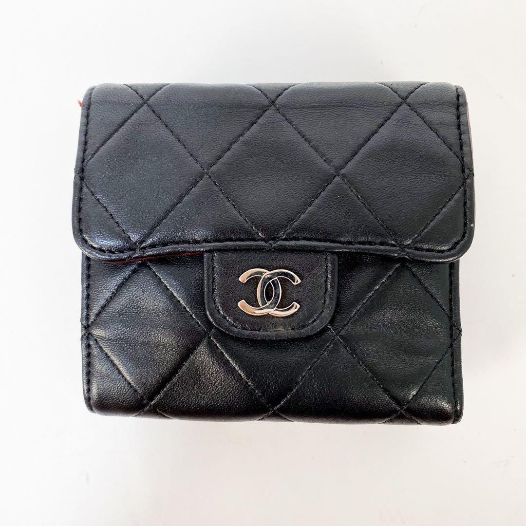 Bibian 比比昂- 美品・人気モデルCHANEl シャネル折り財布マトラッセ 