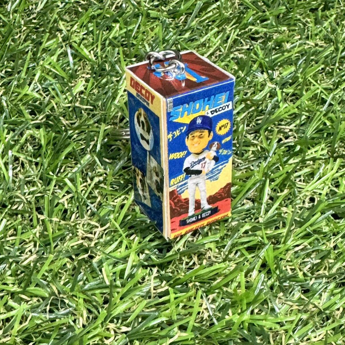 大谷翔平 ボブルヘッド デコピン キーホルダー セット販売 MLB 大谷翔平 ドジャース ボブルヘッド 【球場配布】デコピン