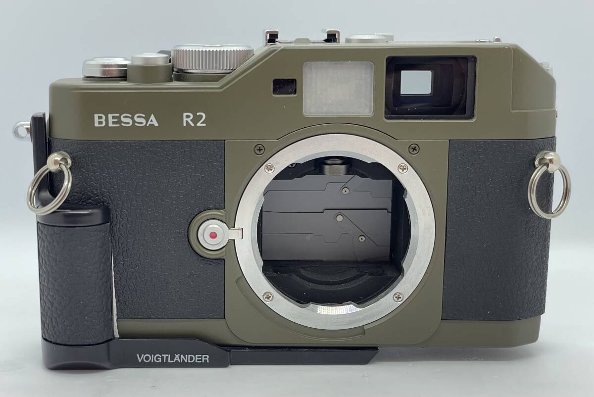 フォクトレンダーBESSA R2 オリーブ ボディフィルムコシナ日本製