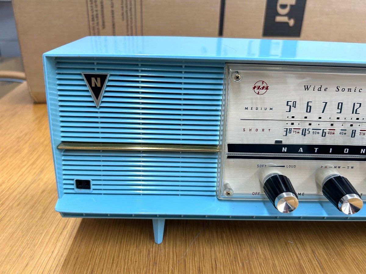 ナショナル　昭和レトロ真空管ラジオ　DX-370　bluetooth、トランス付 ナショナル 昭和レトロ真空管ラジオ DX-370 bluetooth、トランス
