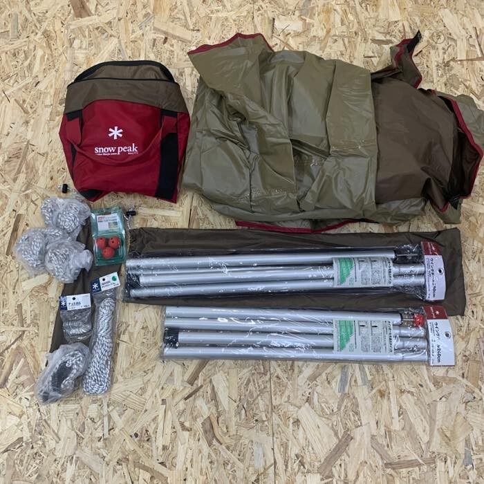 スノーピーク雪峰祭コネクトタープヘキサグレー