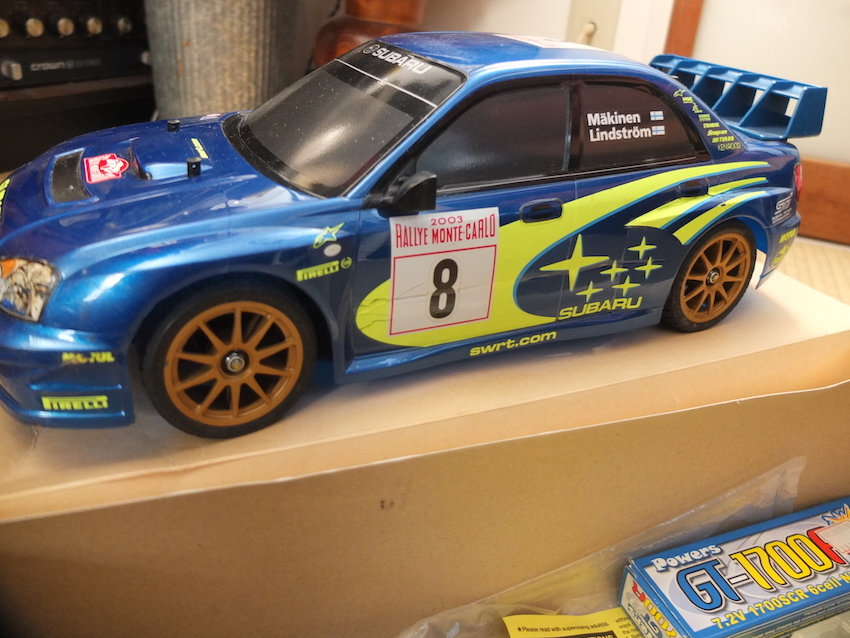 タミヤ　1/10　RC　スバル　インプレッサWRC 2003 絶版 タミヤ RC 1/10 スバル・インプレッサ 07 WRC DF-03Ra