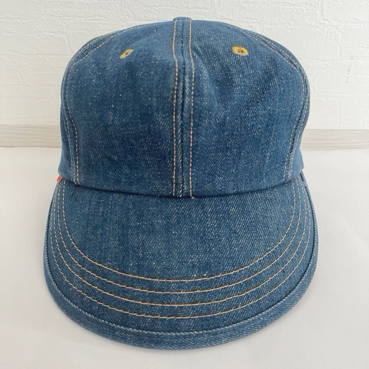 レア 70s】リーバイス デニムキャップ オレンジタブ