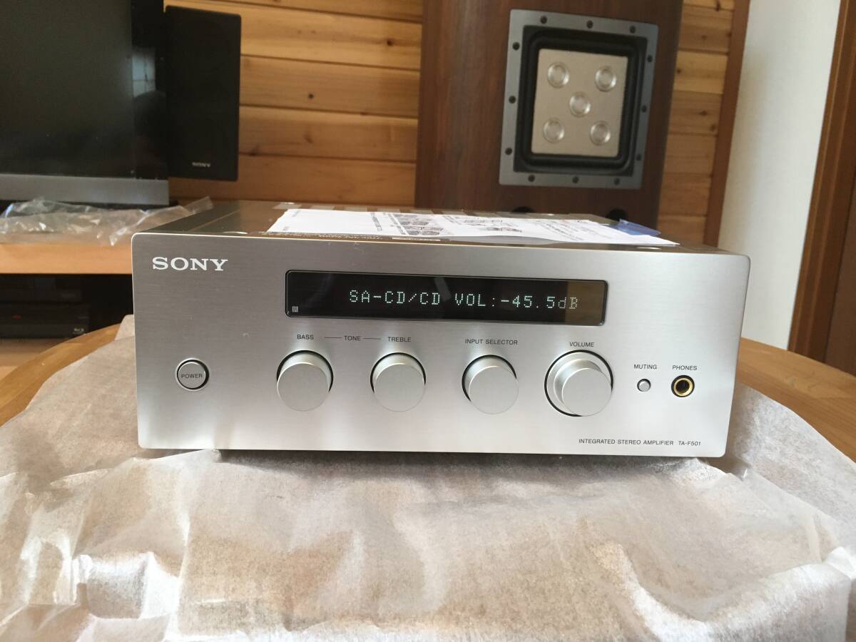 SONY S-Master Pro アンプ　TA-F501 SONY TA-F501 S-master PRO搭載 フルデジタルアンプ 動作未確認